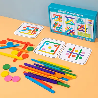 Children's Wooden Shape Puzzle Blocks, Kindergarten Educational Toy
