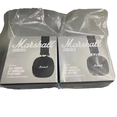 Marshall MAJOR IV Over-Ear Wireless Bluetooth Headphones, Deep Bass