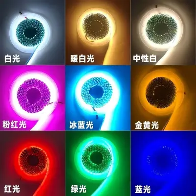 12/24V wasserdichte LED-Streifen Licht solide Silikon Niederspannung Außenbereich weiches Streifen Beleuchtung Hof wasserdichte LED-Streifen Licht