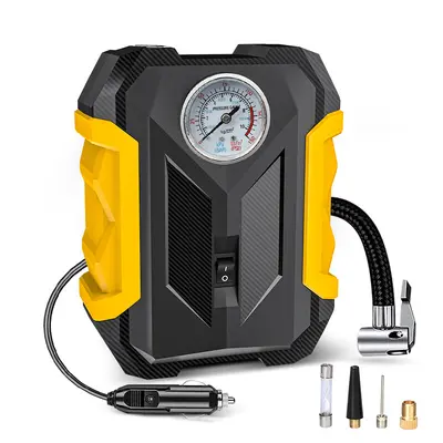 Auto-Luftpumpe mit digitalem Display und Beleuchtung, elektrische Reifenpumpe, Mini-Smartpumpe, tragbare Auto-Luftpumpe - 8