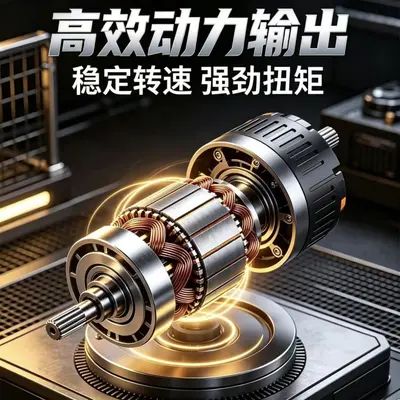跨境敲打款无刷手电钻电动螺丝刀套装充电式锂电冲击电钻多功能电