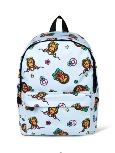 BAEP BABY Little Monkey Cartoon Student Backpack Business Laptop Backpack - 5