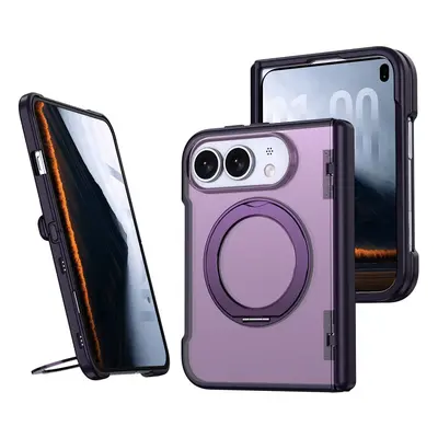 iPhone Duo Handyhülle mit Ständer Feder-Scharnier klappbar - 7