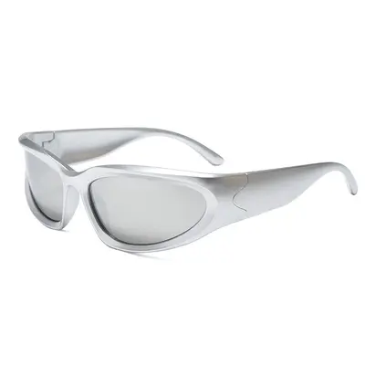 Women's Minimalist Cycling Glasses, Modern Design Sunglasses - 4