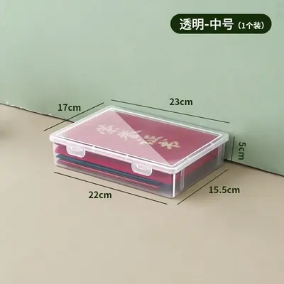 Desktop Dustproof Document Storage Box A4 - 7