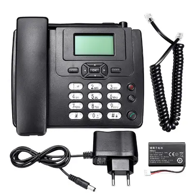 F317 2G GSM sabit hat telefon, çift SIM, FM radyo, yaşlılar için - 9