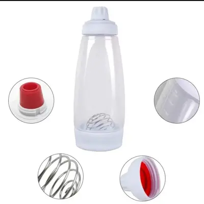 Lebensmittelechtes auslaufsicheres Mixbecher-Backset mit Skala