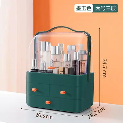 Cosmetic storage box drawer type dust-proof - 8