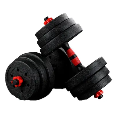 Cement dumbbell set, adjustable weight, home fitness