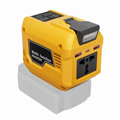 250W Araç Tipi İnvertör, Milwaukee, DeWalt, Makita 18V-20V Pil Uyumlu, 110V/220V - 10