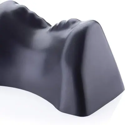 PU Foam Cervical Traction Pillow with Massage and Sleep Support - 2