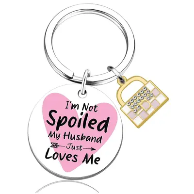 Stainless Steel Engraved Dog Tag Keychain and Text Necklace - 12