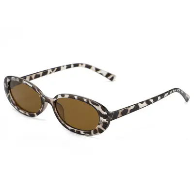 3-Pack Oval Frame Sunglasses for Women, Retro Style - 12
