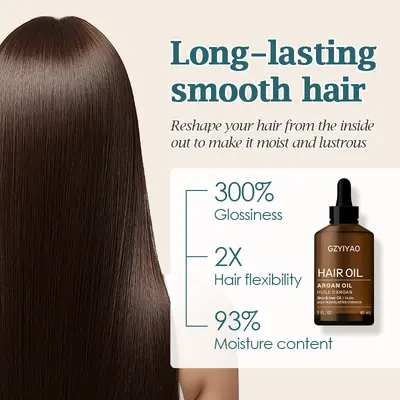 Hair care oil, dry and curly hair, repair and nourishment