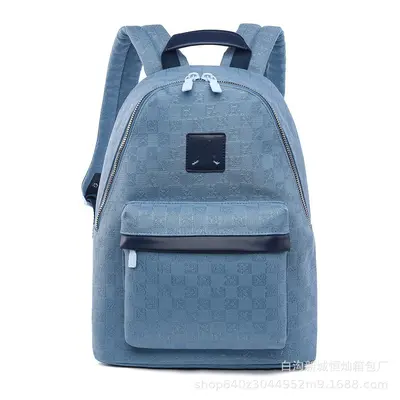 Checkerboard Letter Print Backpack, Large Capacity, for School and Travel - 12
