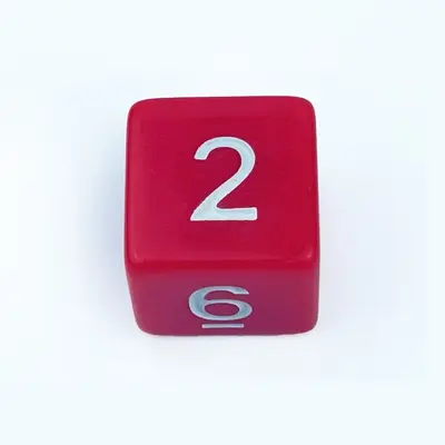 Acrylic 6-Sided Dice for Tabletop RPG and Board Games - 9