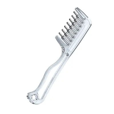Crystal liquid guide hair comb with minoxidil scalp applicator