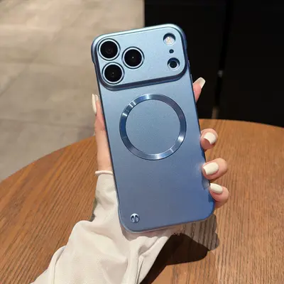 适用苹果18Pro手机壳iPhone17Promax高级感磁吸无边框车载保护16 - 4