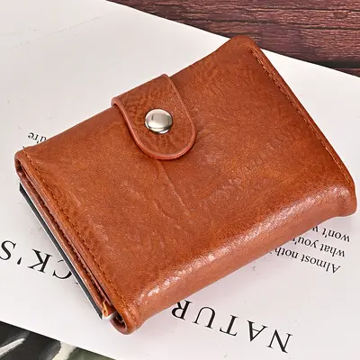 Short PU Men's Wallet with Multiple Card Slots - 3