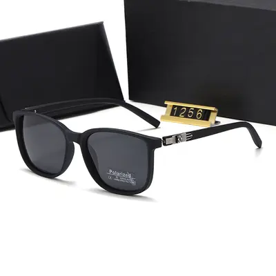 Fashion Metal Polarized Sunglasses Round Face Universal Oversized Frame Driving Sunglasses for Men - 8