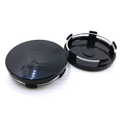 60MM Car Modified Wheel Caps, Universal Wheel Center Hub Caps, Curved Tire Caps Suitable for 56MM 58MM