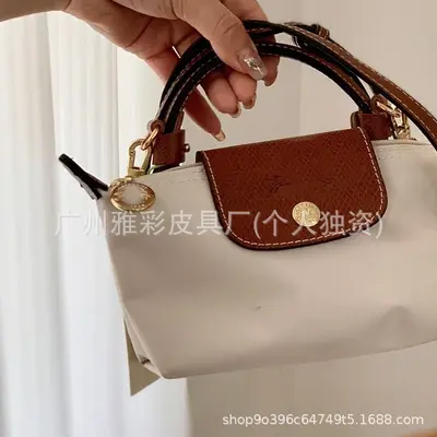 Yüksek Sürüm Fransa Dragon Swarovski Mini Dumpling Bag Çok Amaçlı Çapraz Askılı El Çantası Kadın Mini Küçük Çanta Omuz Askısı ile Kadın Çanta - 9