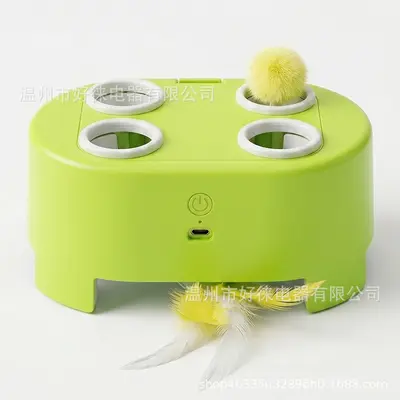 Electric Cat Toy, Whack-a-Mole Design, Interactive - 8