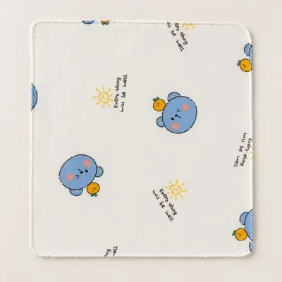 Pure cotton Grade A gauze drool towel, baby small square