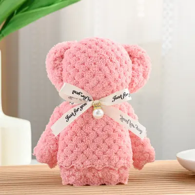 Mercan Samtananas-Muster Perlen-Bär Handtuch Geschenkartikel kleines Geschenk 30*30 Eröffnungsgeschenk Wohlfahrts-Geschenkartikel - 13