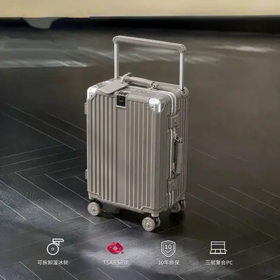 Factory Wholesale Price 2026 New Roller Skate Wheels Carry-On Luggage 24-inch Travel Suitcase 28-inch Aluminum Frame Password Suitcase - 13
