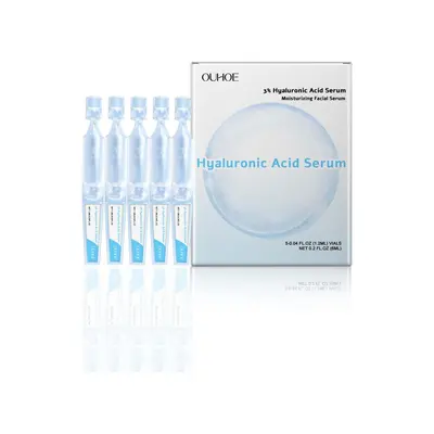 OUHOE Hyaluronic Acid Moisturizing Face Serum for Smooth, Elastic Skin