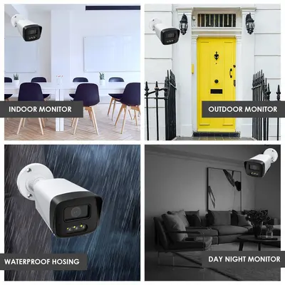 CCTV surveillance kit AHD, 4-channel and 8-channel