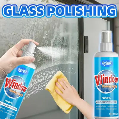 Bathroom Mirror Water Stain Remover, Anti-Fog Spray