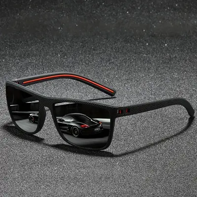 Men's Sports Cycling Polarized Sunglasses Model 565 Spring Hinge Wire Frame - 6