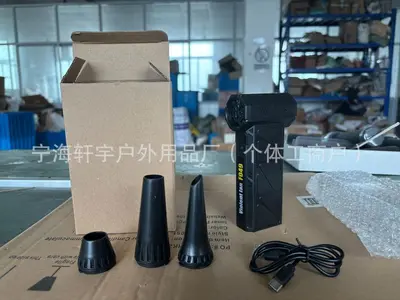 Handheld Powerful Turbo Fan with Light, Blower and Vacuum - 8