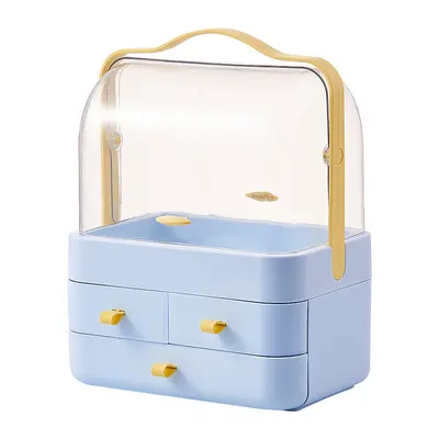 Tragbarer Kosmetik-Organizer mit Deckel - 5