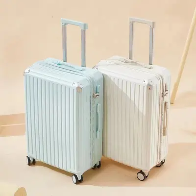 Neuer Koffer mit universellen Rollen, Reisekoffer, Koffer für Jungen und Mädchen, Schülerkoffer, modischer Koffer mit großer Kapazität, Zahlenkombinationsschloss
