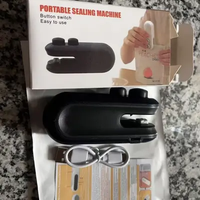 便携式迷你零食封口机家用食品塑封机塑料袋保鲜袋真空热封密封机 - 8