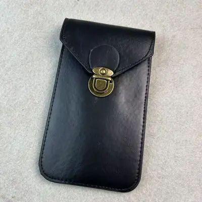 Best-selling Men's Vertical Casual Phone Pouch Belt Bag Slim Mini Multifunctional Sports Crossbody Bag Wholesale - 7