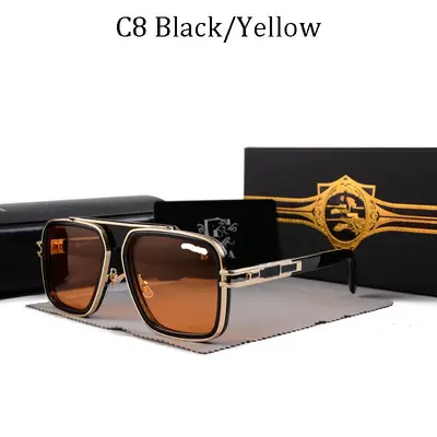 LXN-EVO 95882 Square Retro Sunglasses for Men and Women - 3