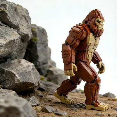 King Kong Gorilla Building Block Model, Compatible Bricks - 3