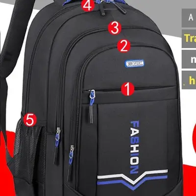 Schulrucksack für Jungen, für Mittelschüler und Gymnasiasten, Rucksack mit großer Kapazität für Universitätsstudentinnen, für Grundschüler, Tagesrucksack für Reisen, schön gestaltet