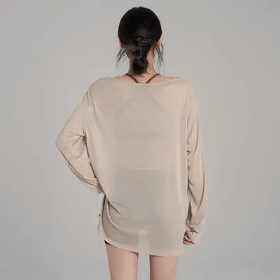 Women's Loose Thin Yoga Top, Breathable and Quick-Dry - 3