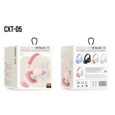 CXT-05 kablosuz Bluetooth kulaklık, katlanır, oyun ve e-spor