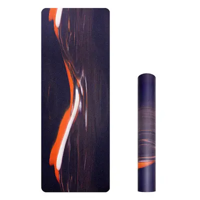 5 mm Doğal Kauçuk Yoga Matı Geniş 80 cm Kaymaz - 9