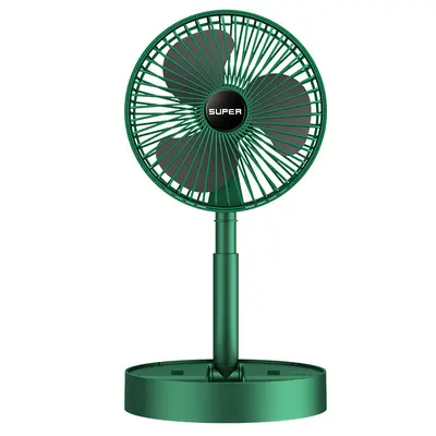 Masaüstü vantilatör şarj edilebilir uzun ömürlü USB katlanabilir mini geri çekilebilir fan yurdu taşınabilir masaüstü elektrikli fan - 8