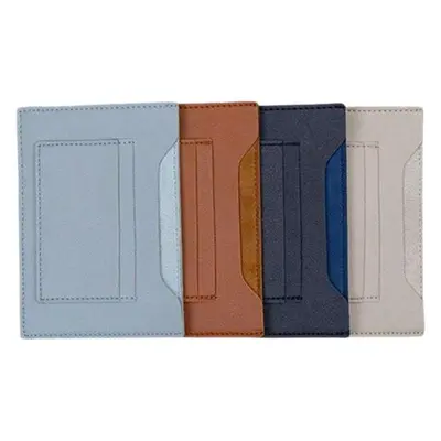 Korean-style travel passport holder, PU leather, multiple card slots - 5