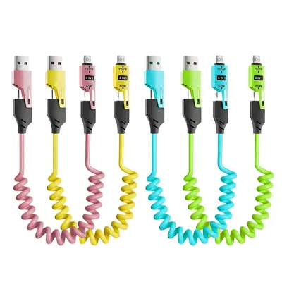 Mecha Veri Kabel Ladegerät Superfast Charging 3 in 1 Schnellladekabel 1 bis 3 Ladekabel 4 in 1 Mecha Kabel - 13