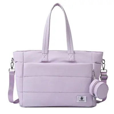 Mommy Tote Diaper Bag with Wet and Dry Compartments, Changing Pad - 8
