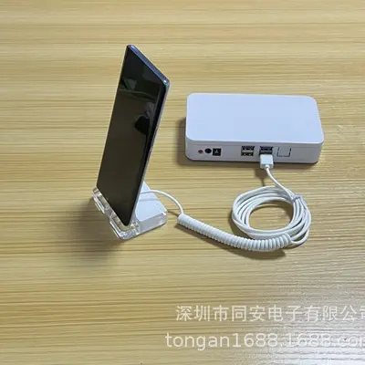 Desktop Phone Display Stand, Anti-Theft Alarm, with Charging Stand